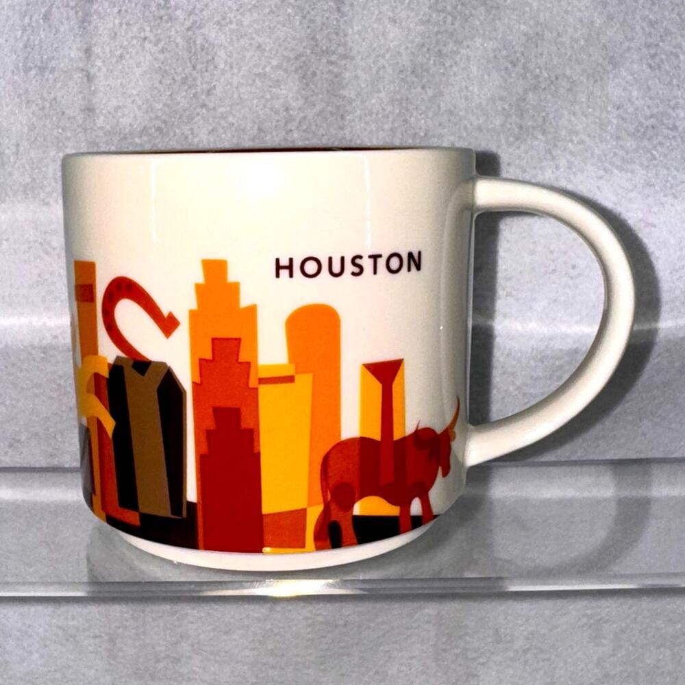 EUC Starbucks You Are Here Collection Houston 14 fl oz Mug